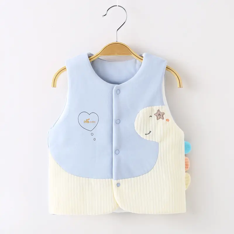 Baby Vest Cotton Newborn Warm Autumn Wear - Image 2