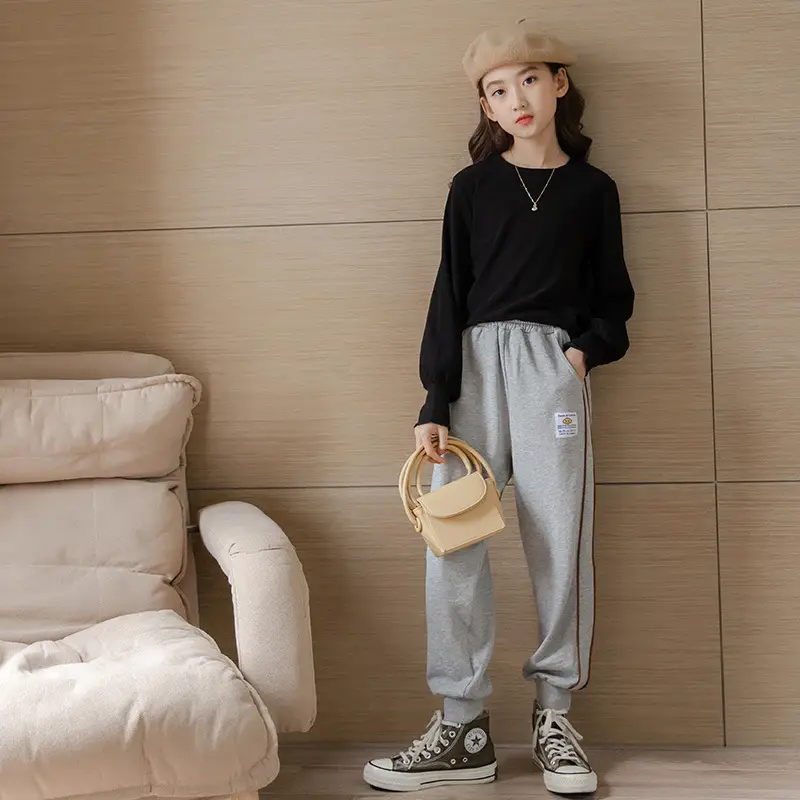 Girls Pure Cotton Wavy Top with Long Sleeve & Cap - Image 8