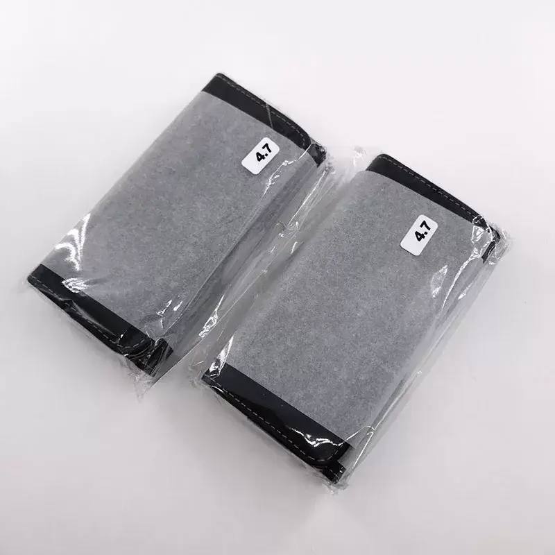 Leather Wallet with Brand Logo, Black, Machine-Wearing Belt — feature 11