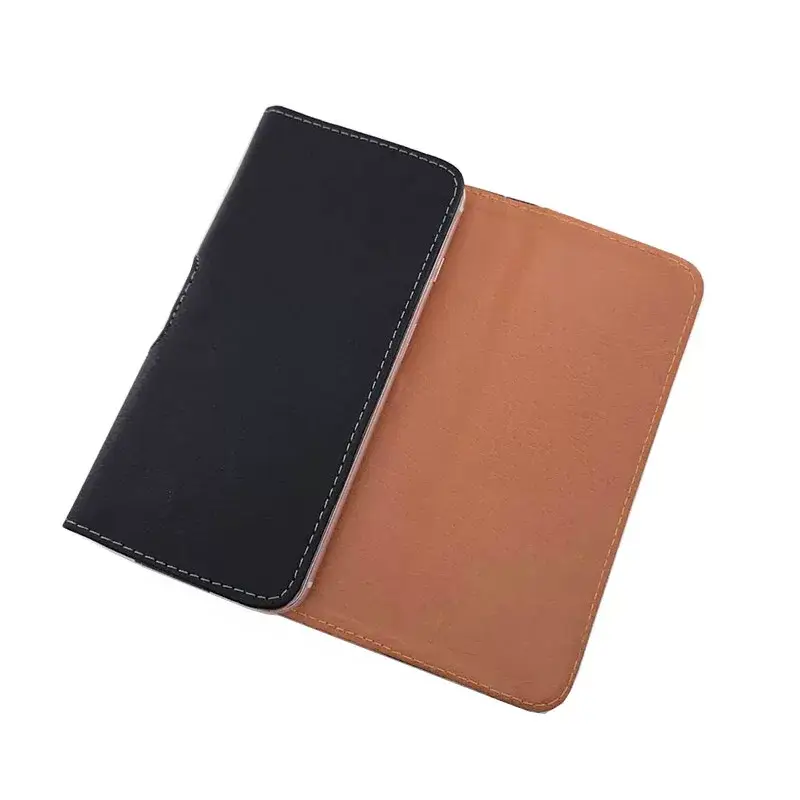 Leather Wallet with Brand Logo, Black, Machine-Wearing Belt — feature 8