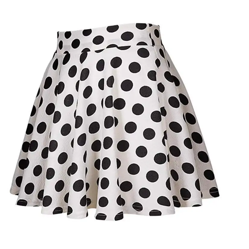 Maroon Flared Elastic Skirt for Women - Image 10