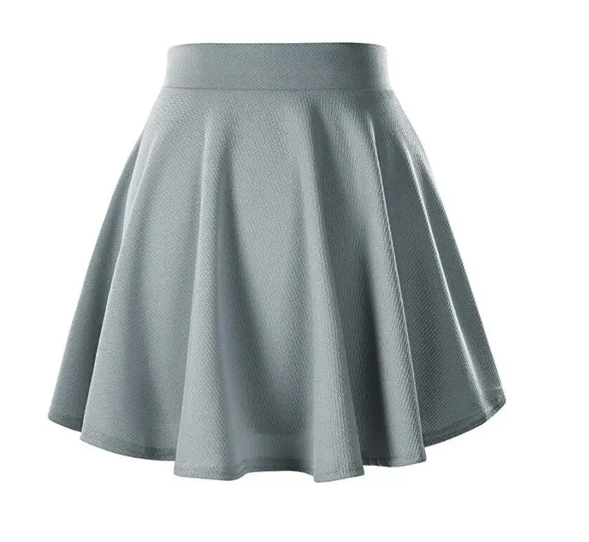 Maroon Flared Elastic Skirt for Women — feature 11