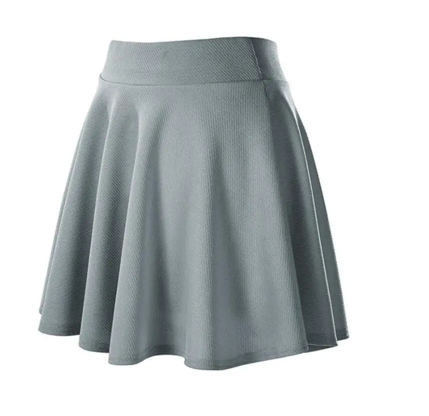 Maroon Flared Elastic Skirt for Women — feature 12