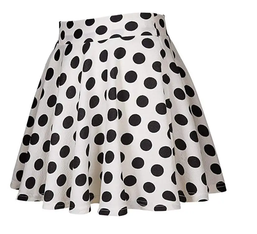 Maroon Flared Elastic Skirt for Women — feature 20