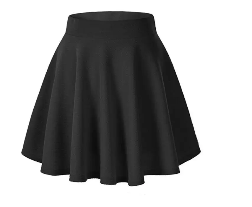 Maroon Flared Elastic Skirt for Women - Image 3