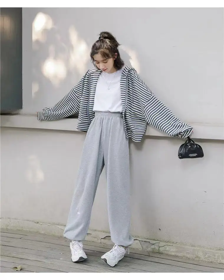Women Striped Long Sleeve Hooded Sweatshirt 2025 — feature 5