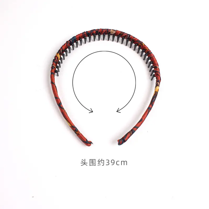 Floral Hairband with Multi-Color Embellishment - Image 11