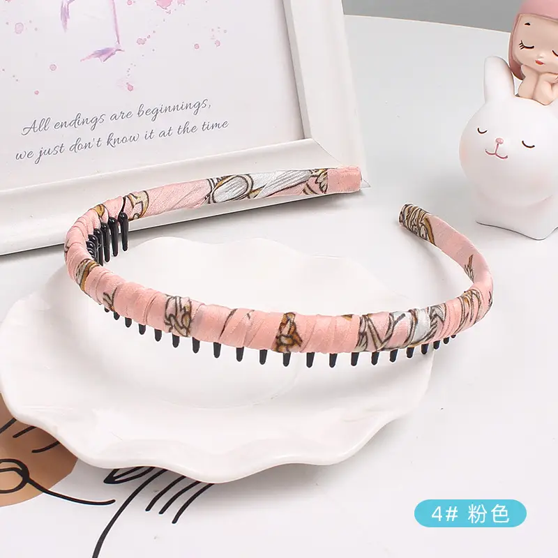Floral Hairband with Multi-Color Embellishment - Image 4