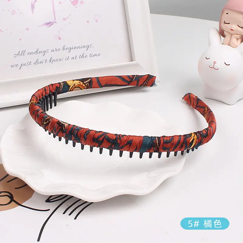 Floral Hairband with Multi-Color Embellishment - Image 5