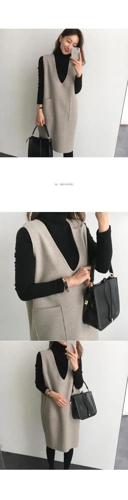 Woolen Vest Dress Mid-Length Double-Sided 2026 — feature 4