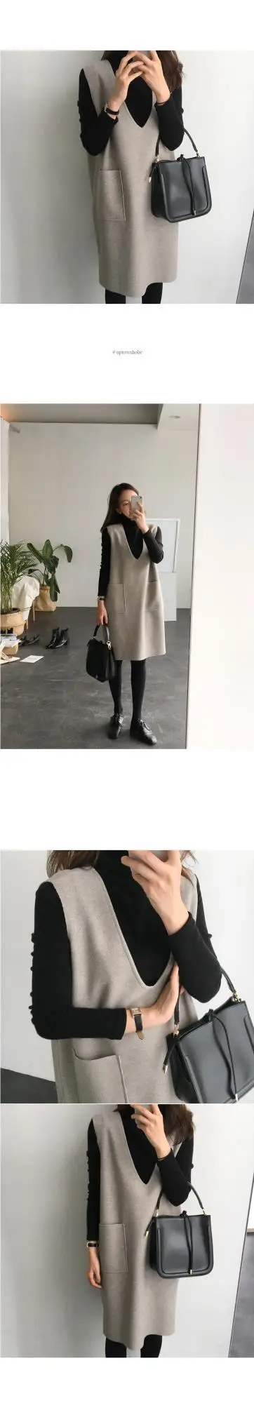 Woolen Vest Dress Mid-Length Double-Sided 2026 — feature 8