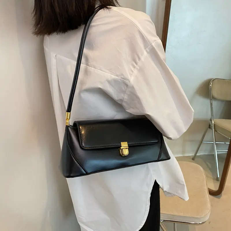 Women's Leather Shoulder Bag Niche Design 2021 - Image 2