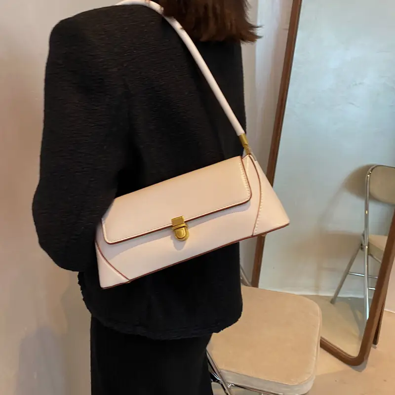 Women's Leather Shoulder Bag Niche Design 2021 - Image 4