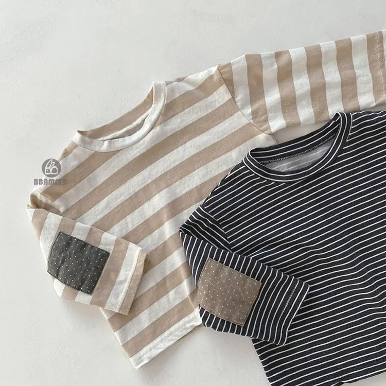 Boys Striped Long Sleeve T-Shirt 2026 Spring — feature 12