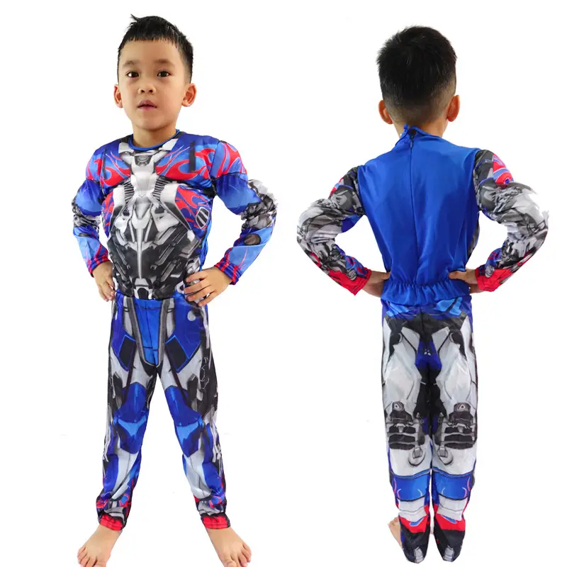 Optimus Prime Kids Cosplay Halloween Costume Deformed - Image 9