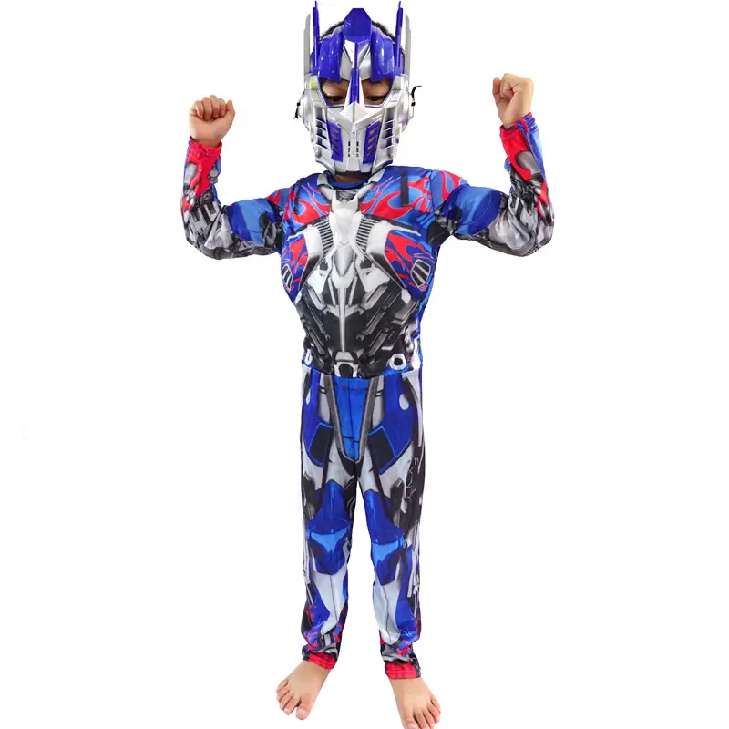 Optimus Prime Kids Cosplay Halloween Costume Deformed - Image 11