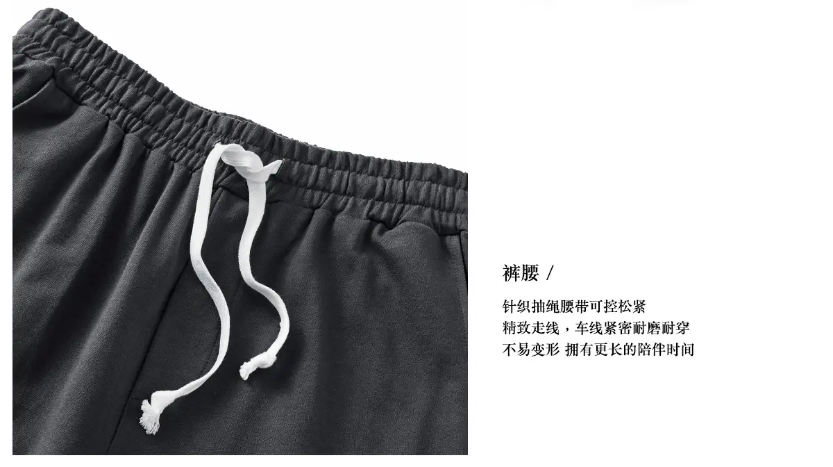 Men's Blue Pure Cotton Casual Trousers European Size — feature 8