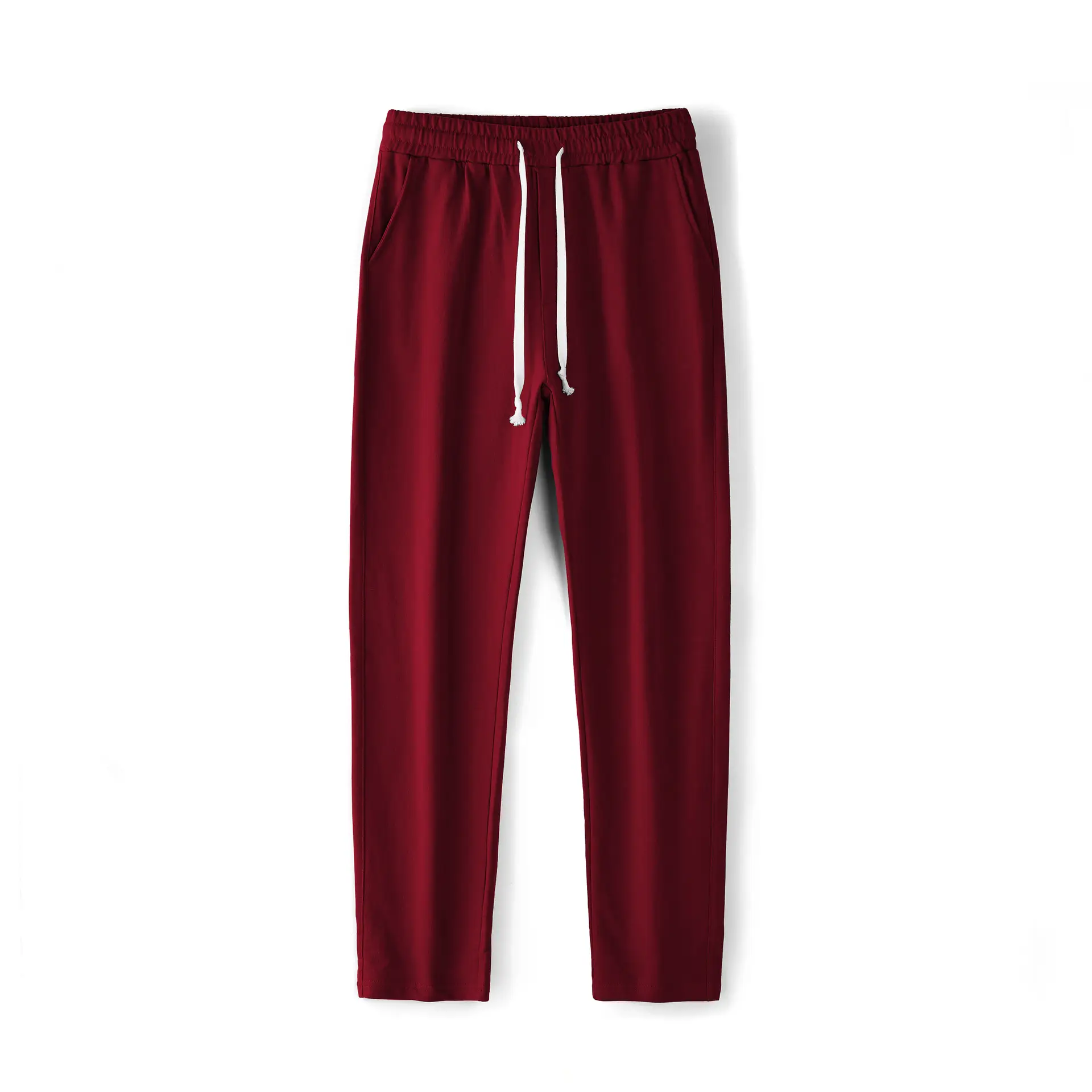 Men's Blue Pure Cotton Casual Trousers European Size