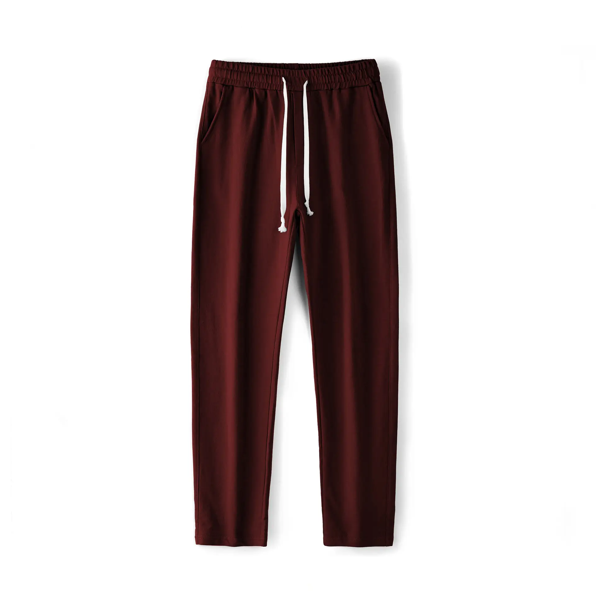Men's Blue Pure Cotton Casual Trousers European Size