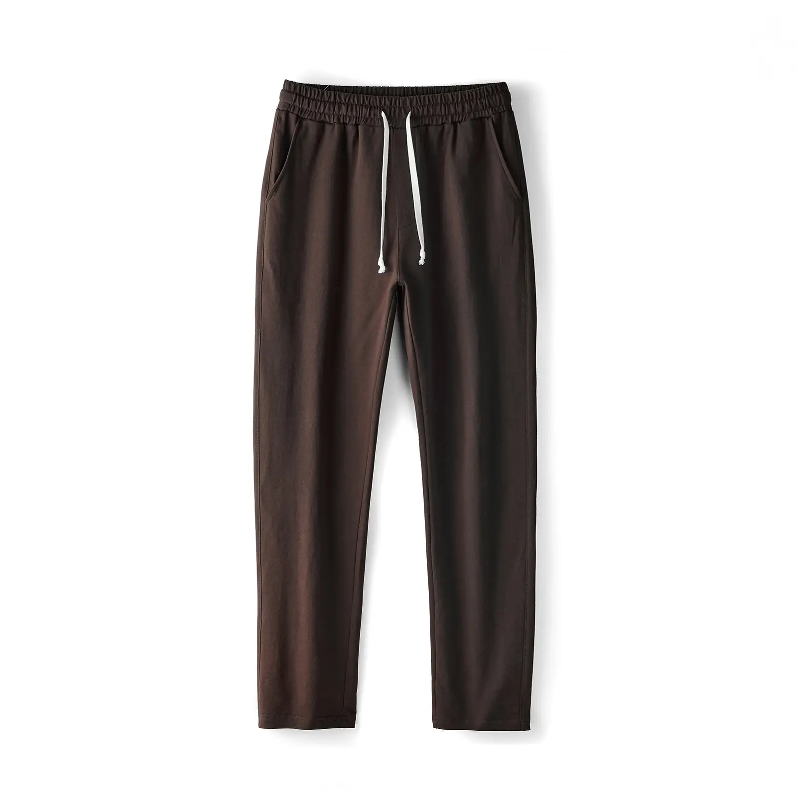 Men's Blue Pure Cotton Casual Trousers European Size
