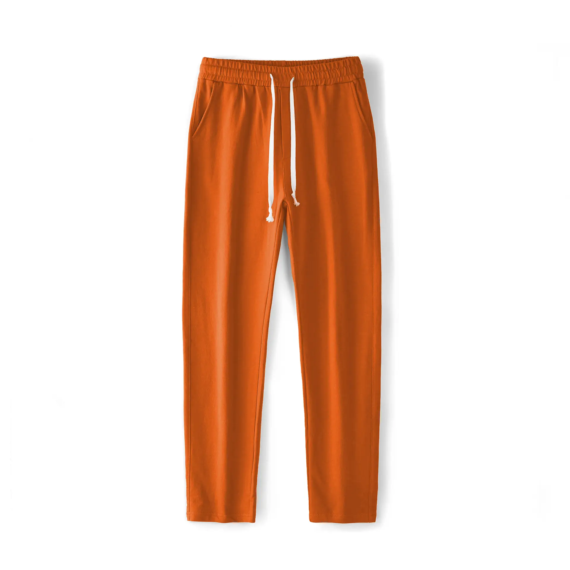 Men's Blue Pure Cotton Casual Trousers European Size