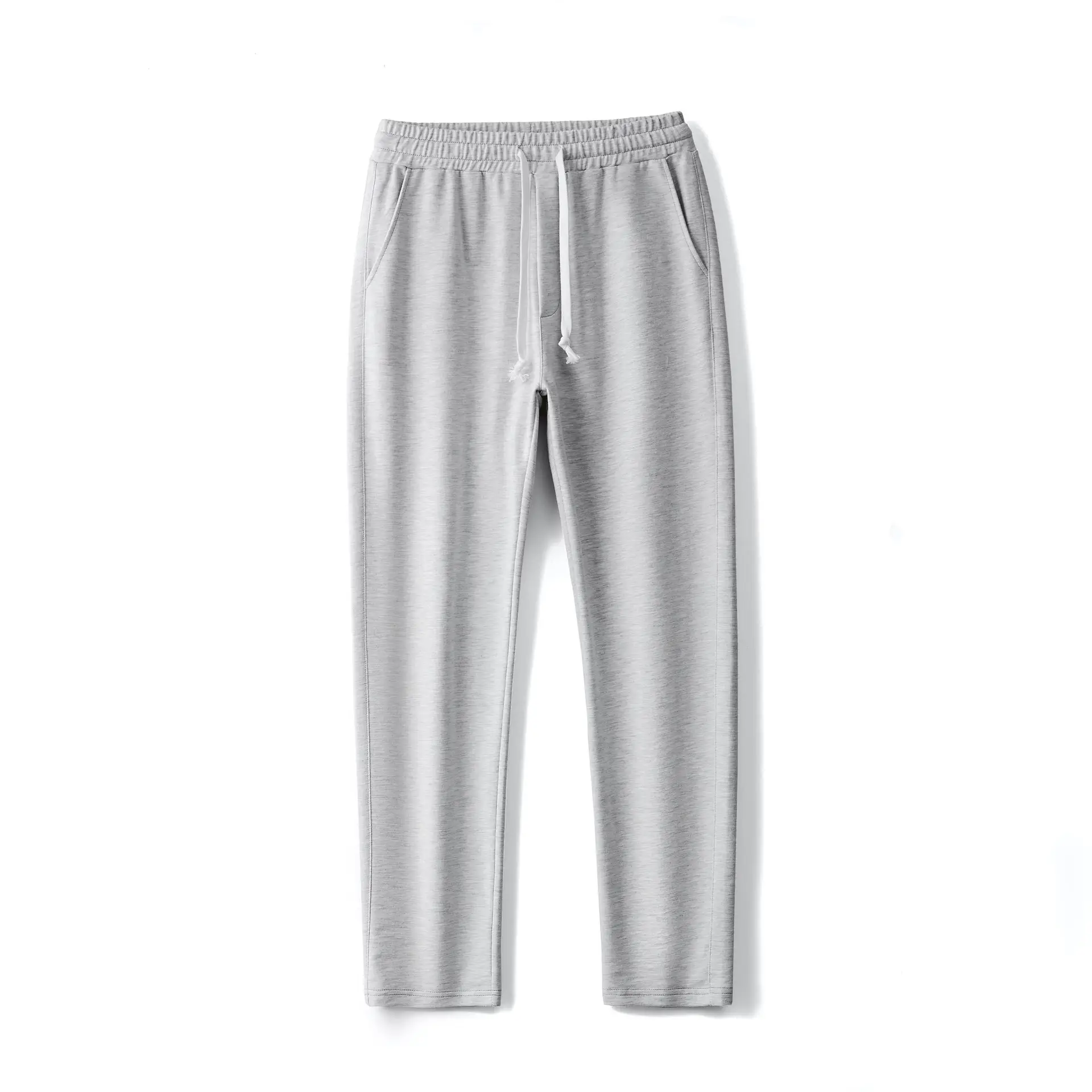 Men's Blue Pure Cotton Casual Trousers European Size