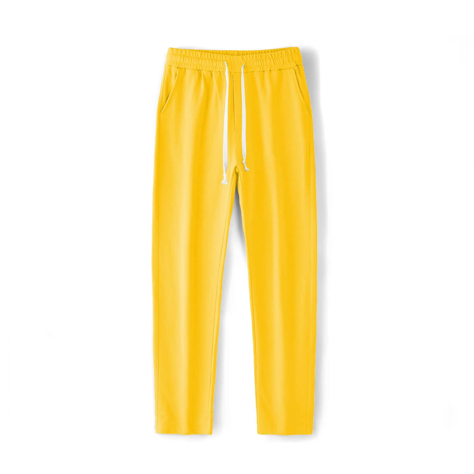 Men's Blue Pure Cotton Casual Trousers European Size