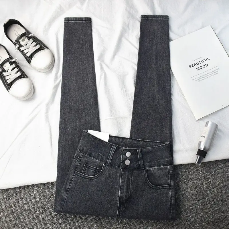 Women High Waist Slim Fit Jeans 2021