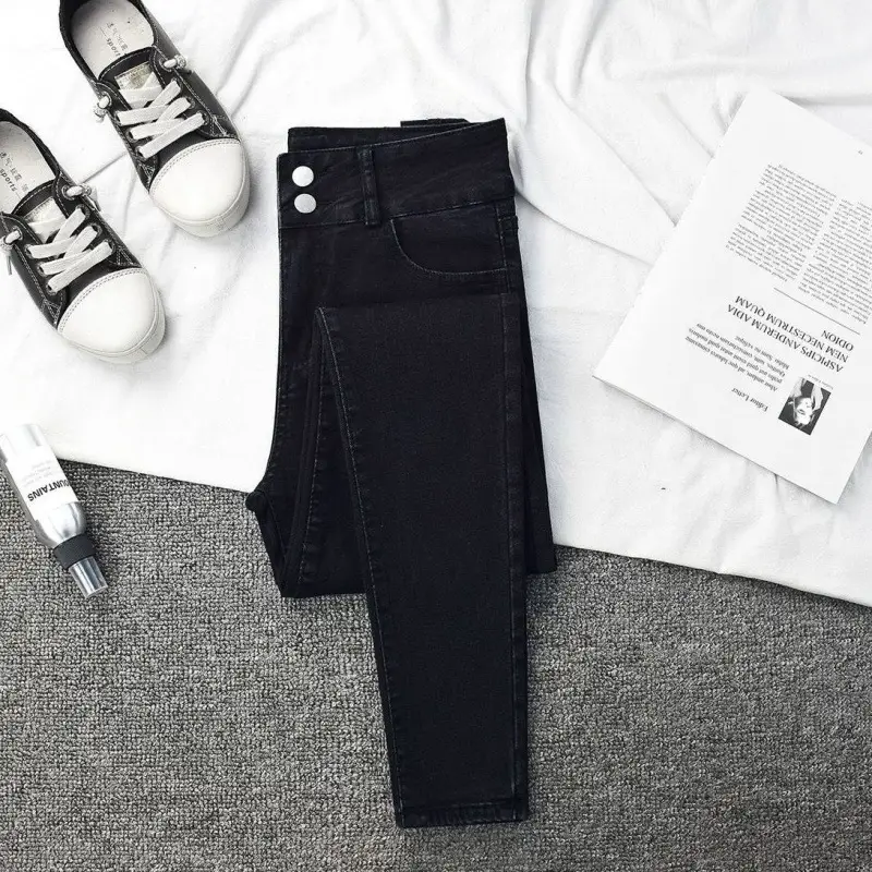 Women High Waist Slim Fit Jeans 2021