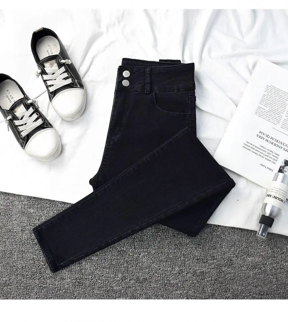 Women High Waist Slim Fit Jeans 2021 — feature 8