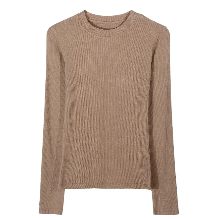 Women Cotton Long Sleeve T-Shirt White 2025 - Image 8