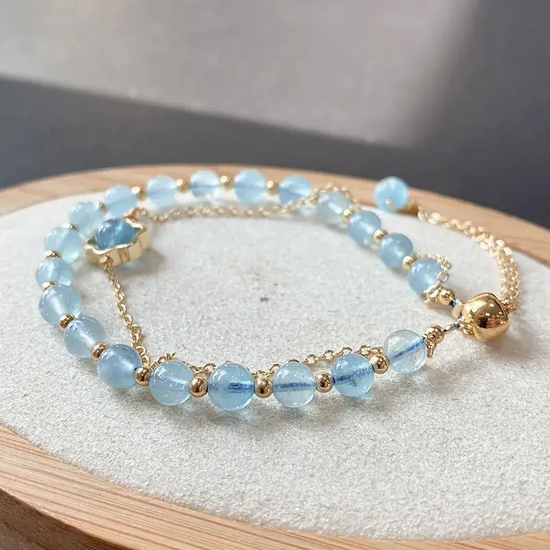 Jingyao Ice Blue Double Layer Bracelet with Multi Circles — feature 10