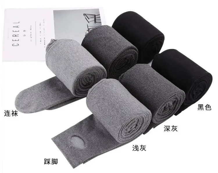 Women Grey Fleece Leggings Slim Fit Winter Warm — feature 21