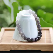 Natural Freshwater Pearl Bracelet with Hetian Jade Single Circle — feature 3