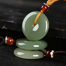 Natural Freshwater Pearl Bracelet with Hetian Jade Single Circle — feature 9