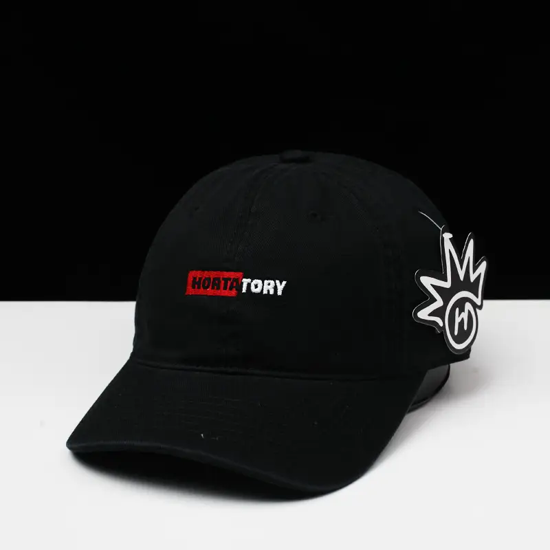White Cotton Cap with Logo & Leaf Design — feature 6