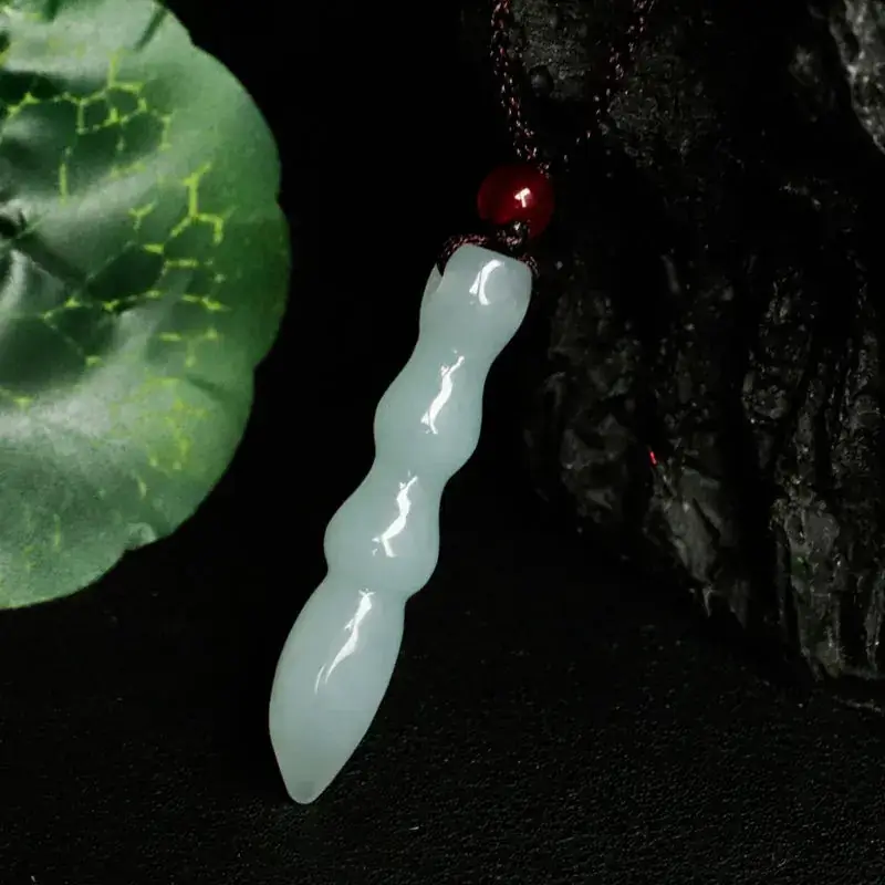 Guan Yu Jade Pendant for Men Women Natural Burmese - Image 2