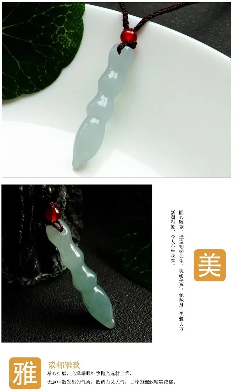 Guan Yu Jade Pendant for Men Women Natural Burmese — feature 6
