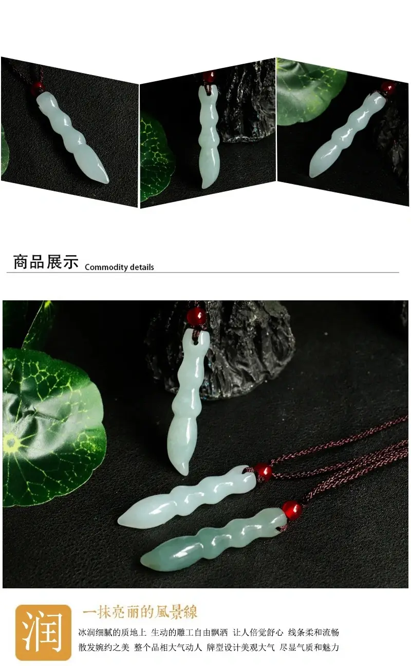 Guan Yu Jade Pendant for Men Women Natural Burmese — feature 9