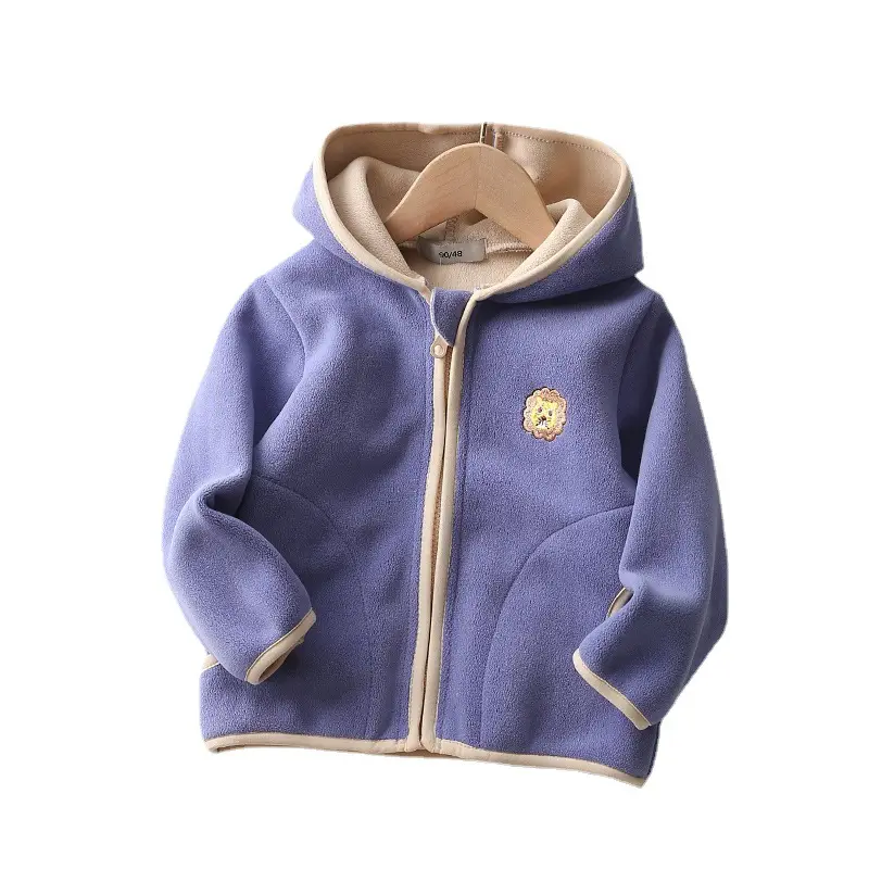 Children's Fleece Zipper Hoodie Multi Color 2024 - Image 10
