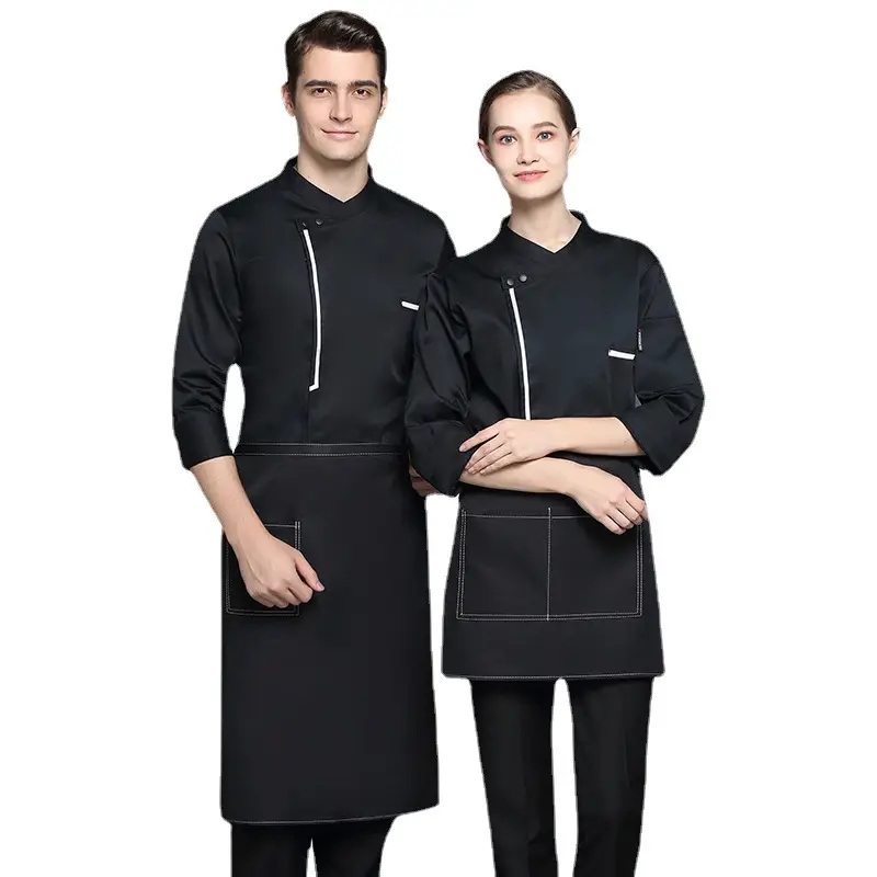 Men & Women Maroon Zip Front Suit Set - Image 8