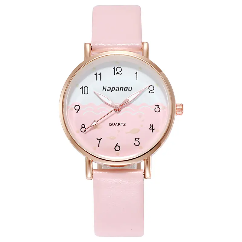 Korean Style Student Watch with Luminous Dial