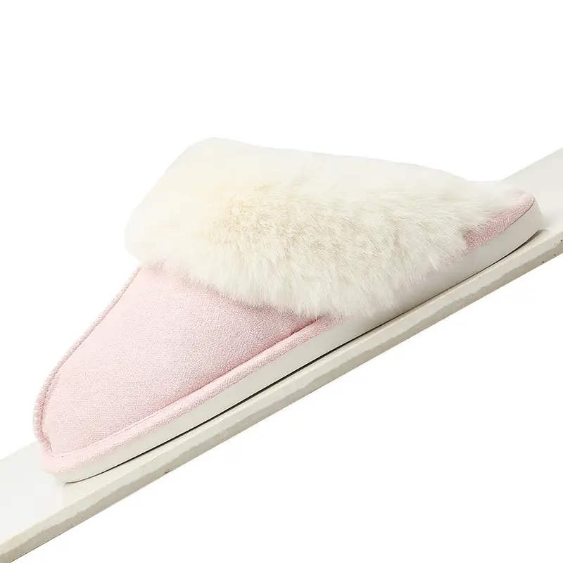 Cross-border e-commerce Amazon Mao Mouth Increase Home Slippers Men's and Women's Indoor and Outdoor Warm Slippers Cotton Slippers in stock