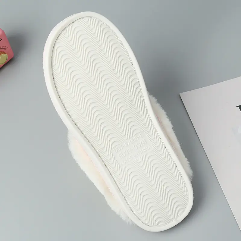 Cross-border e-commerce Amazon Mao Mouth Increase Home Slippers Men's and Women's Indoor and Outdoor Warm Slippers Cotton Slippers in stock