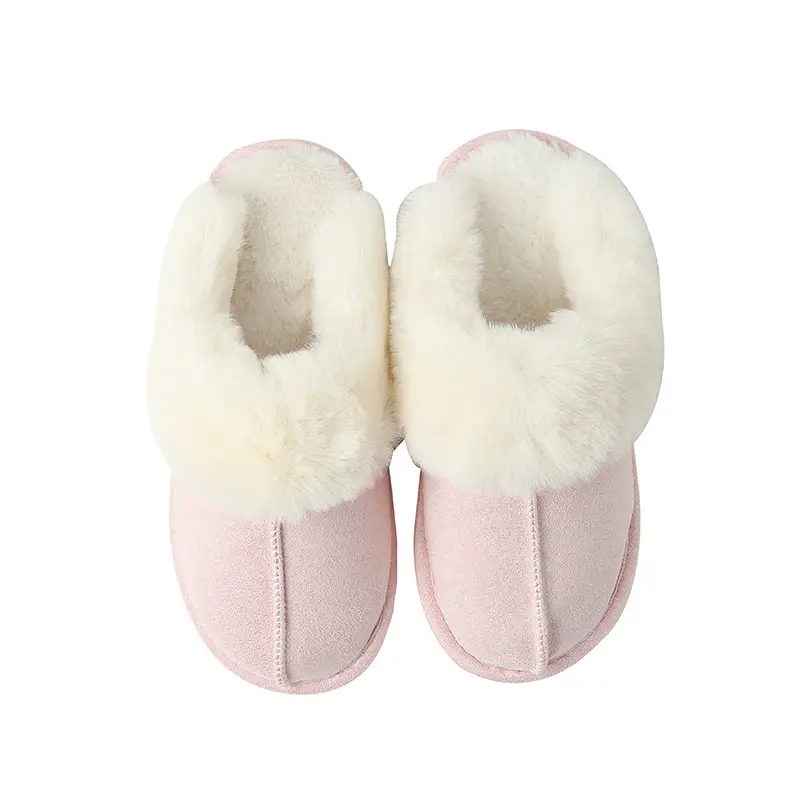 Cross-border e-commerce Amazon Mao Mouth Increase Home Slippers Men's and Women's Indoor and Outdoor Warm Slippers Cotton Slippers in stock