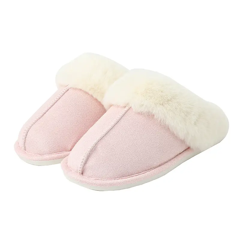 Cross-border e-commerce Amazon Mao Mouth Increase Home Slippers Men's and Women's Indoor and Outdoor Warm Slippers Cotton Slippers in stock