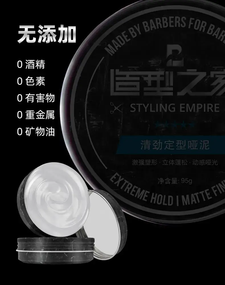 Styling Clay Wax for Men Matte Long Lasting — feature 13
