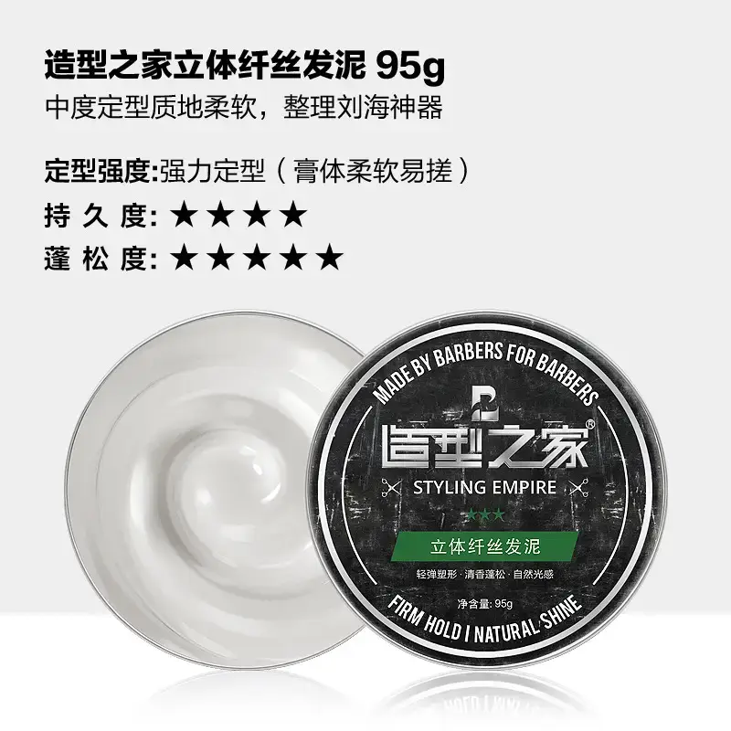 Styling Clay Wax for Men Matte Long Lasting - Image 3