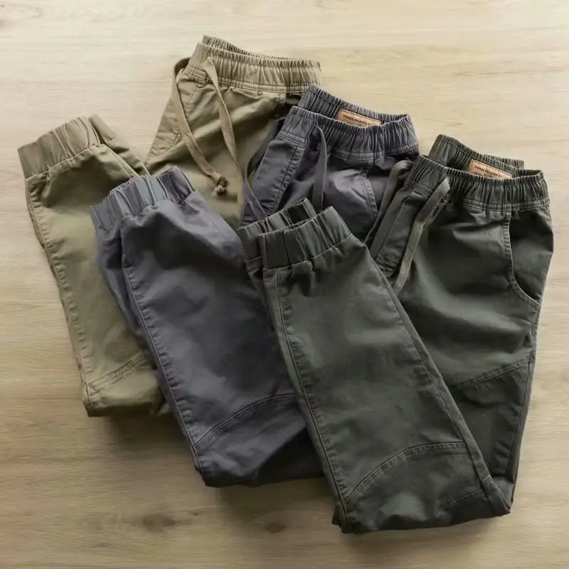 Men's Loose Casual Pants Spring Autumn Solid Color - Image 7