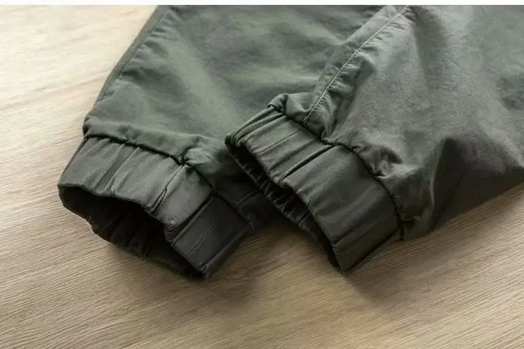 Men's Loose Casual Pants Spring Autumn Solid Color — feature 7